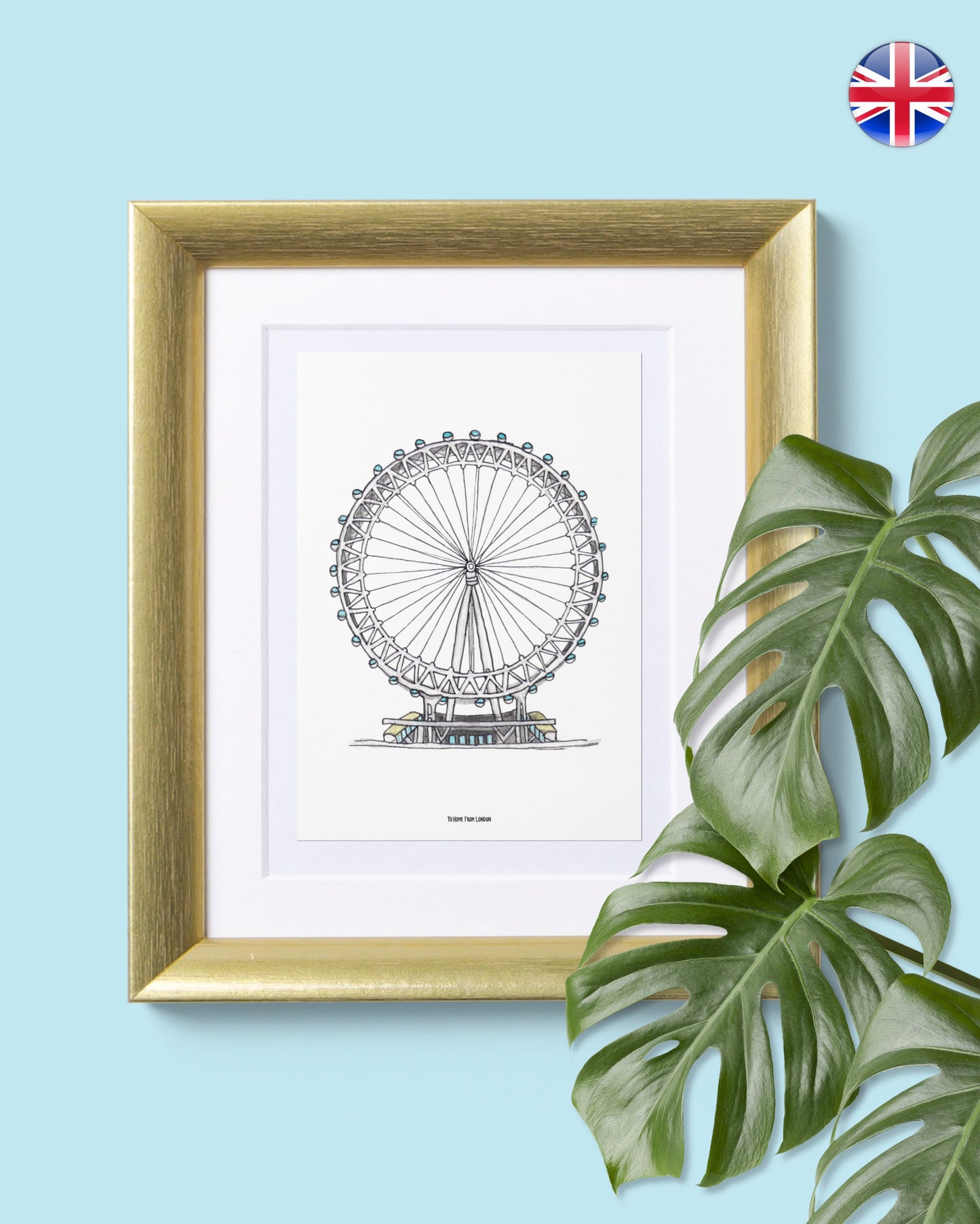 London Landmarks Art Prints - To Home From London