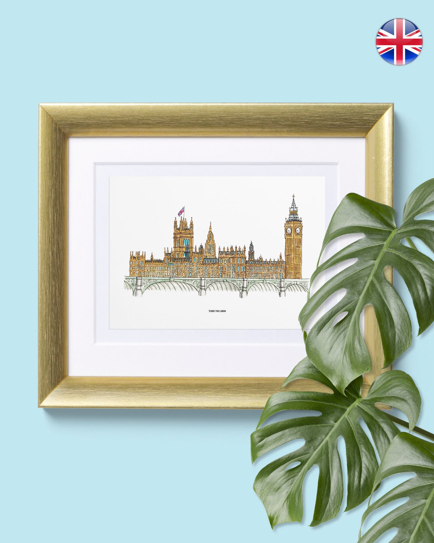 London Landmarks Art Prints - To Home From London