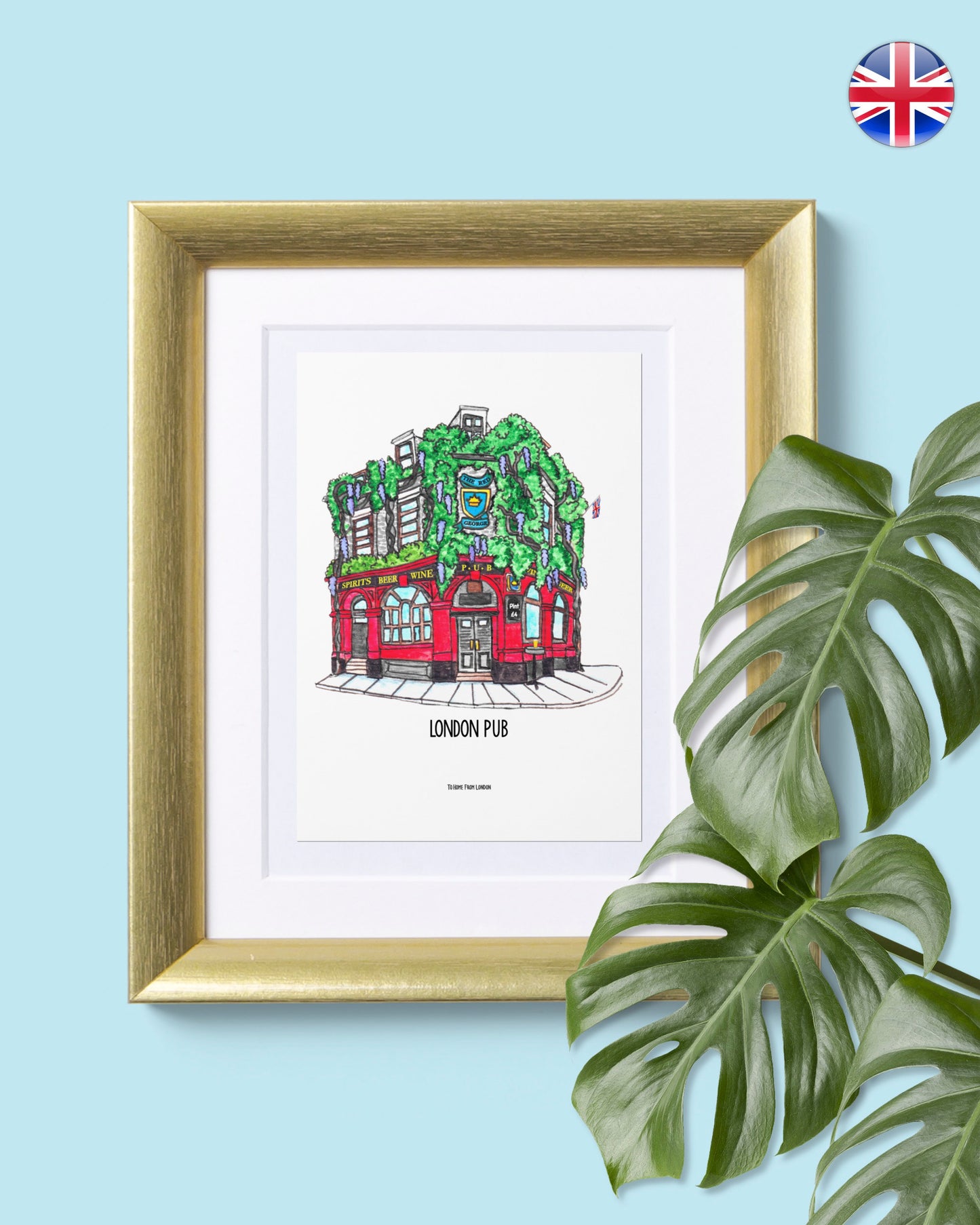London Landmarks Art Prints - To Home From London
