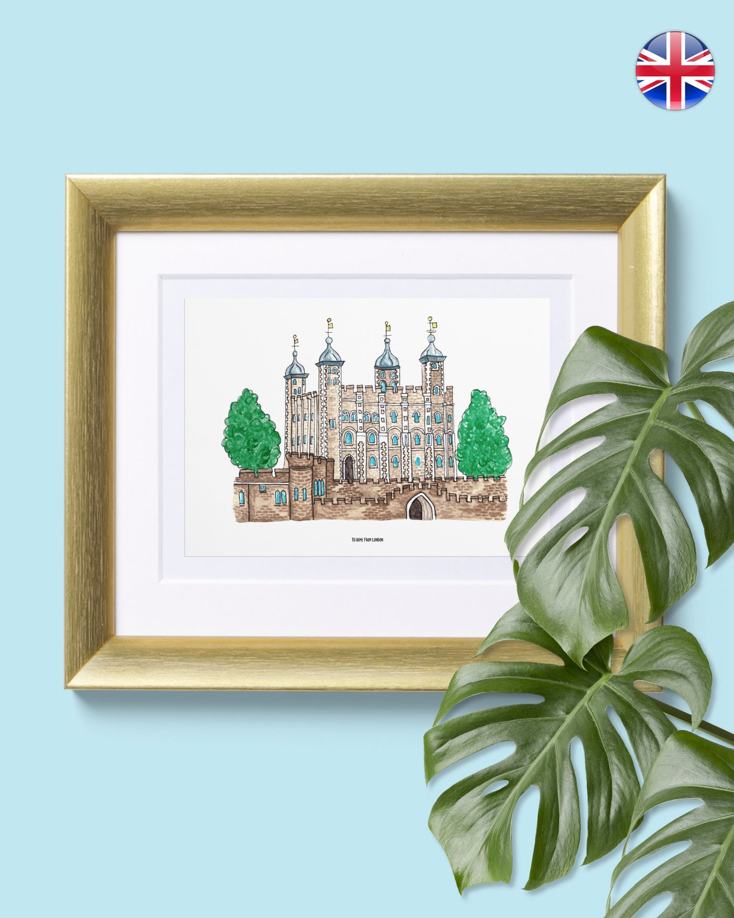 London Landmarks Art Prints - To Home From London