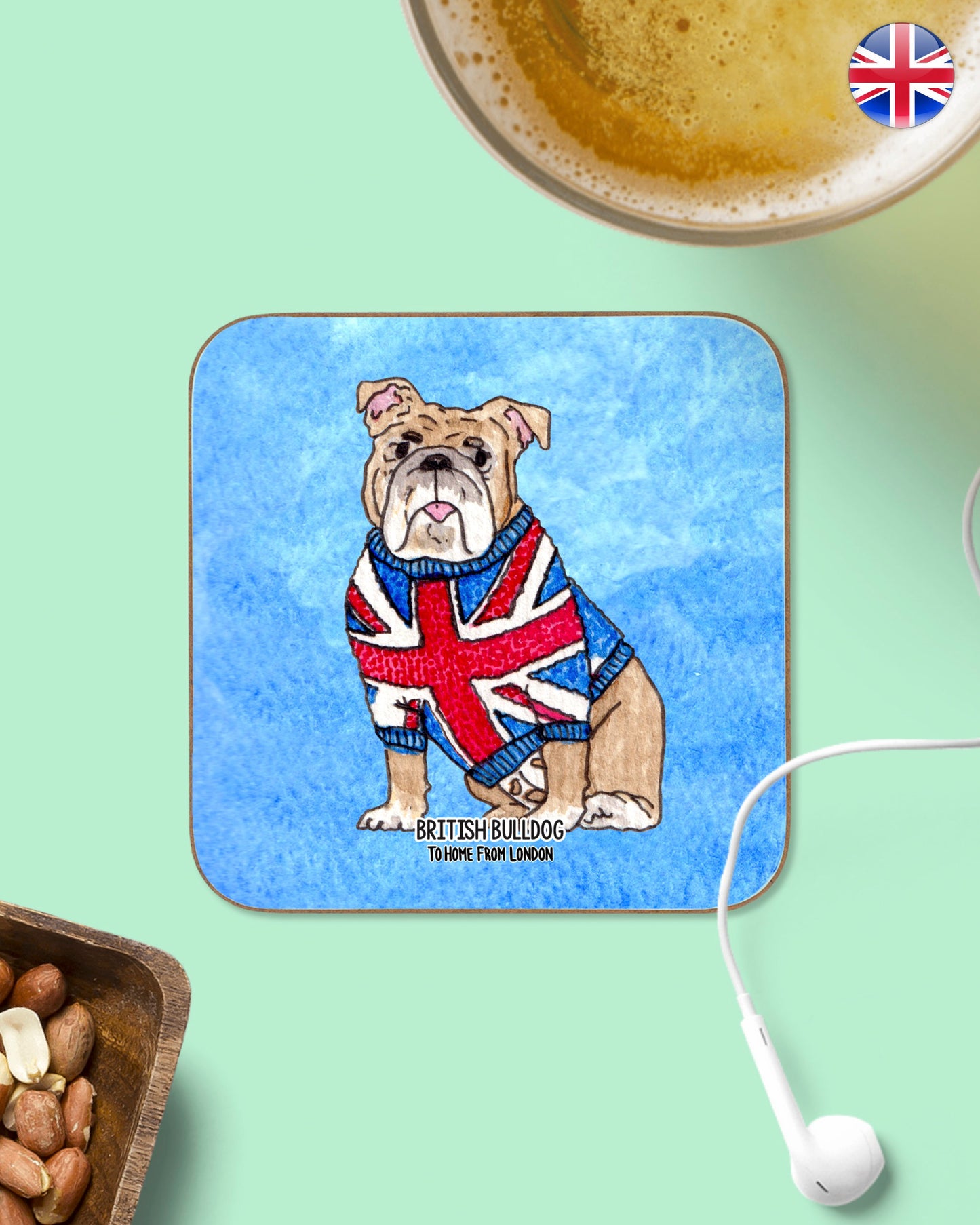 London Icons Coasters - To Home From London