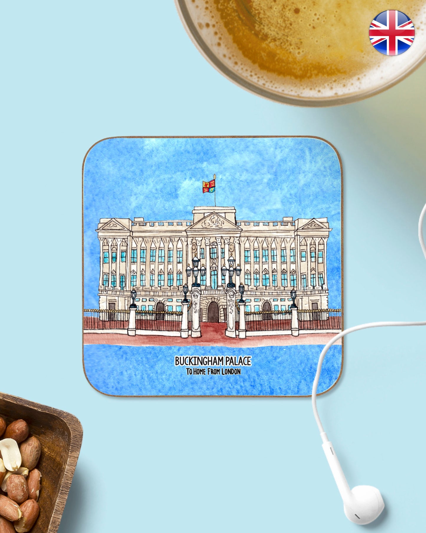 London Landmarks Coasters - To Home From London