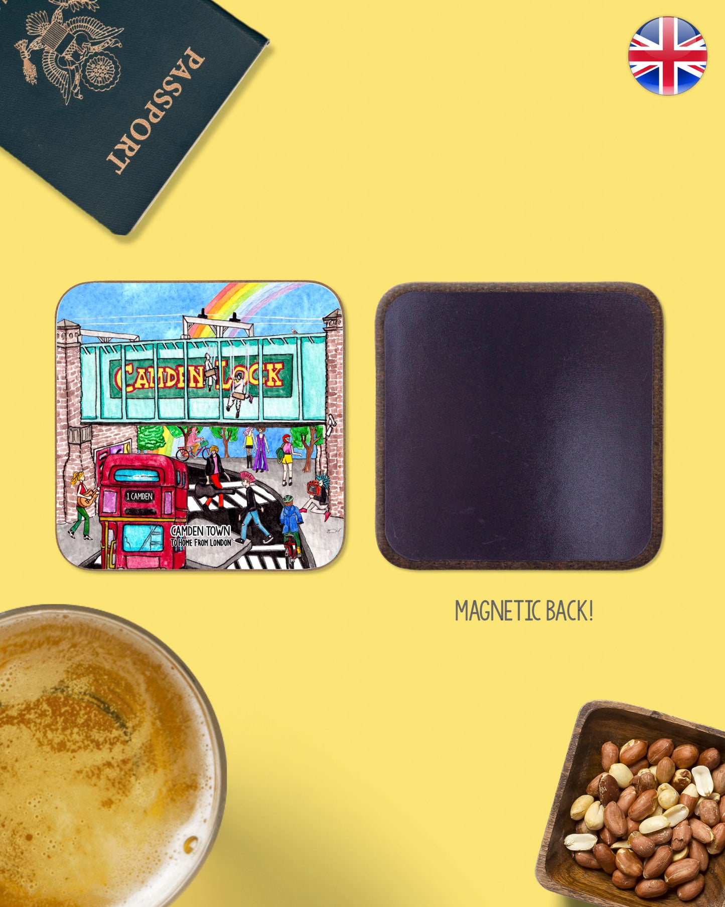 London Neighbourhoods Coasters - To Home From London