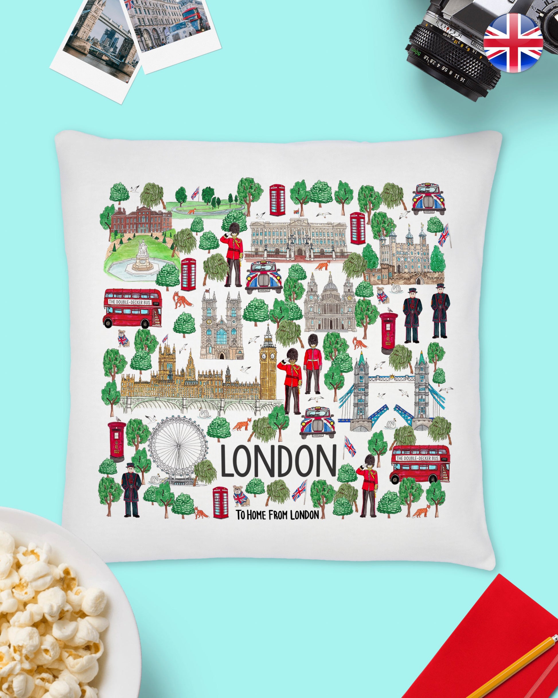 London Cushion Covers - To Home From London