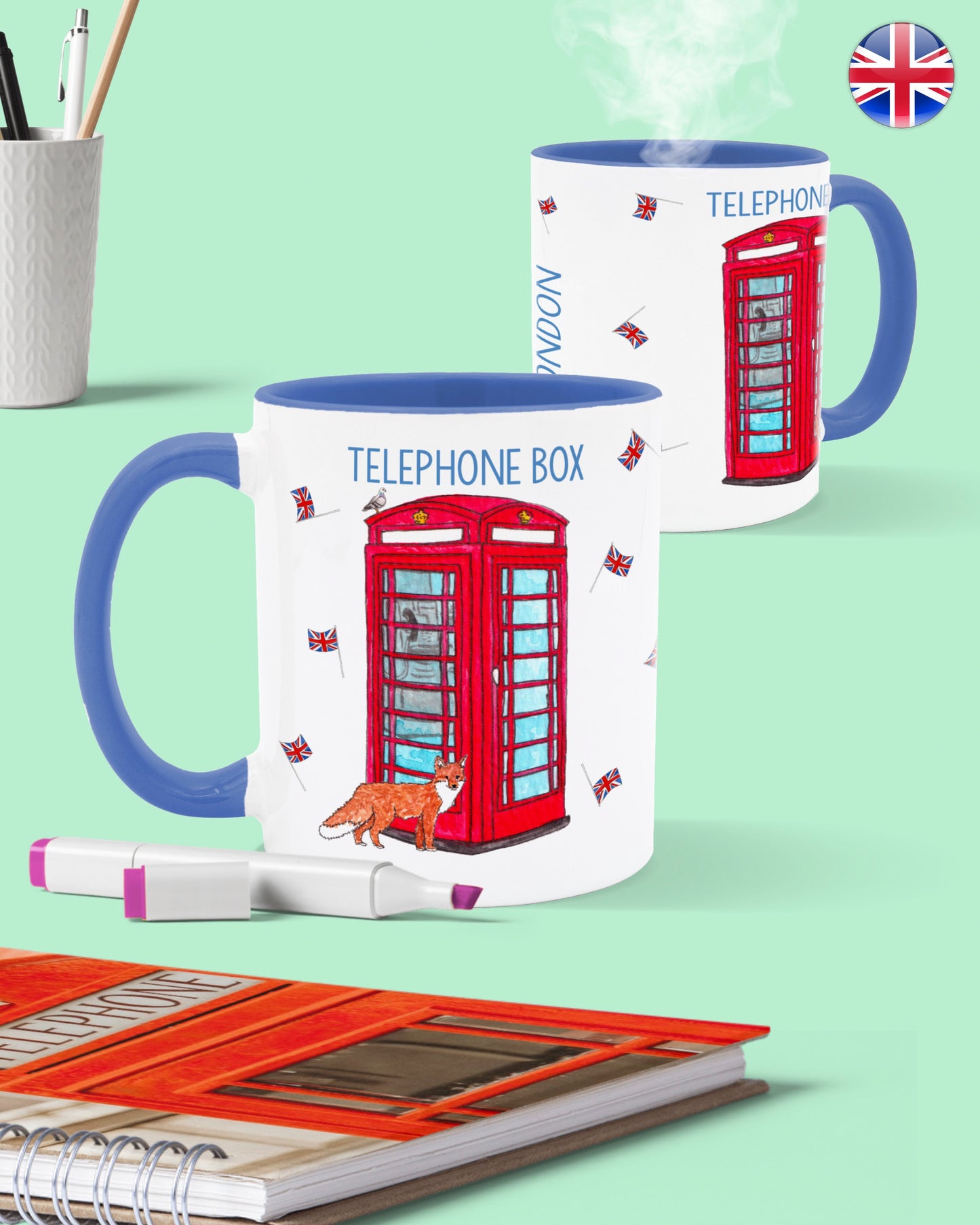 London Icons Mugs - To Home From London