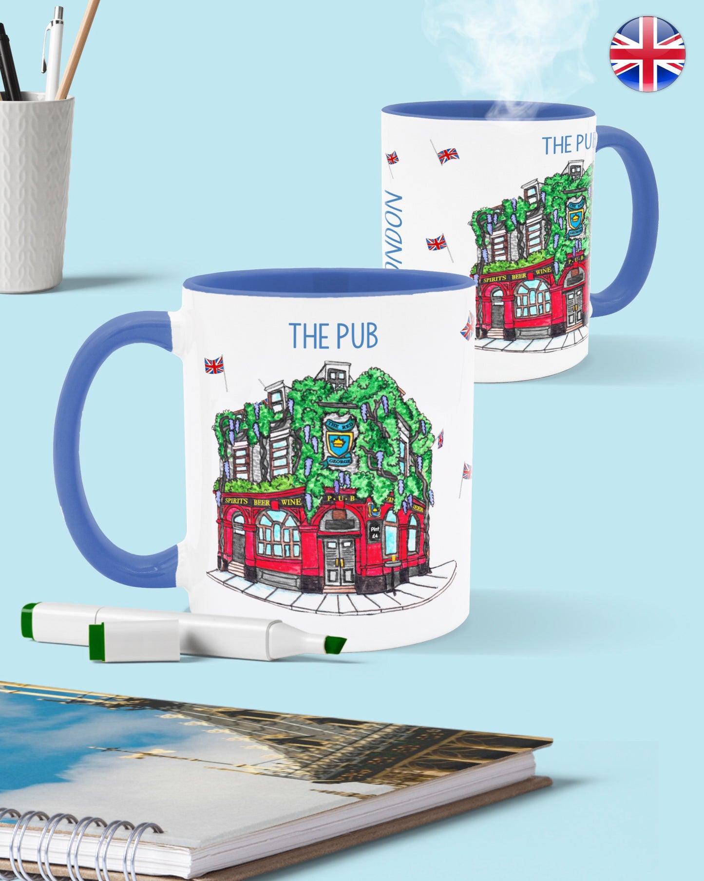 London Landmarks Mugs - To Home From London