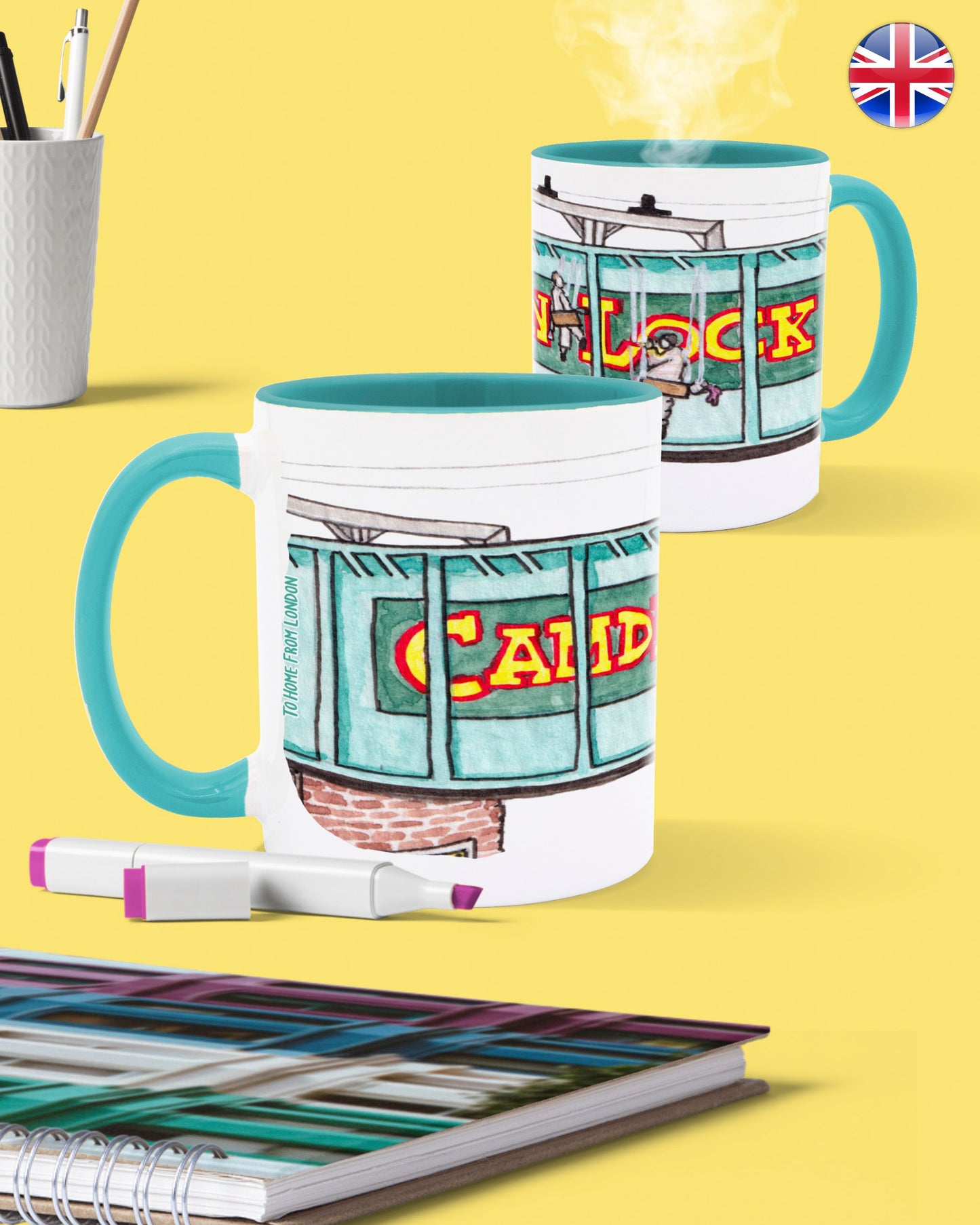 London Neighbourhoods Mugs - To Home From London