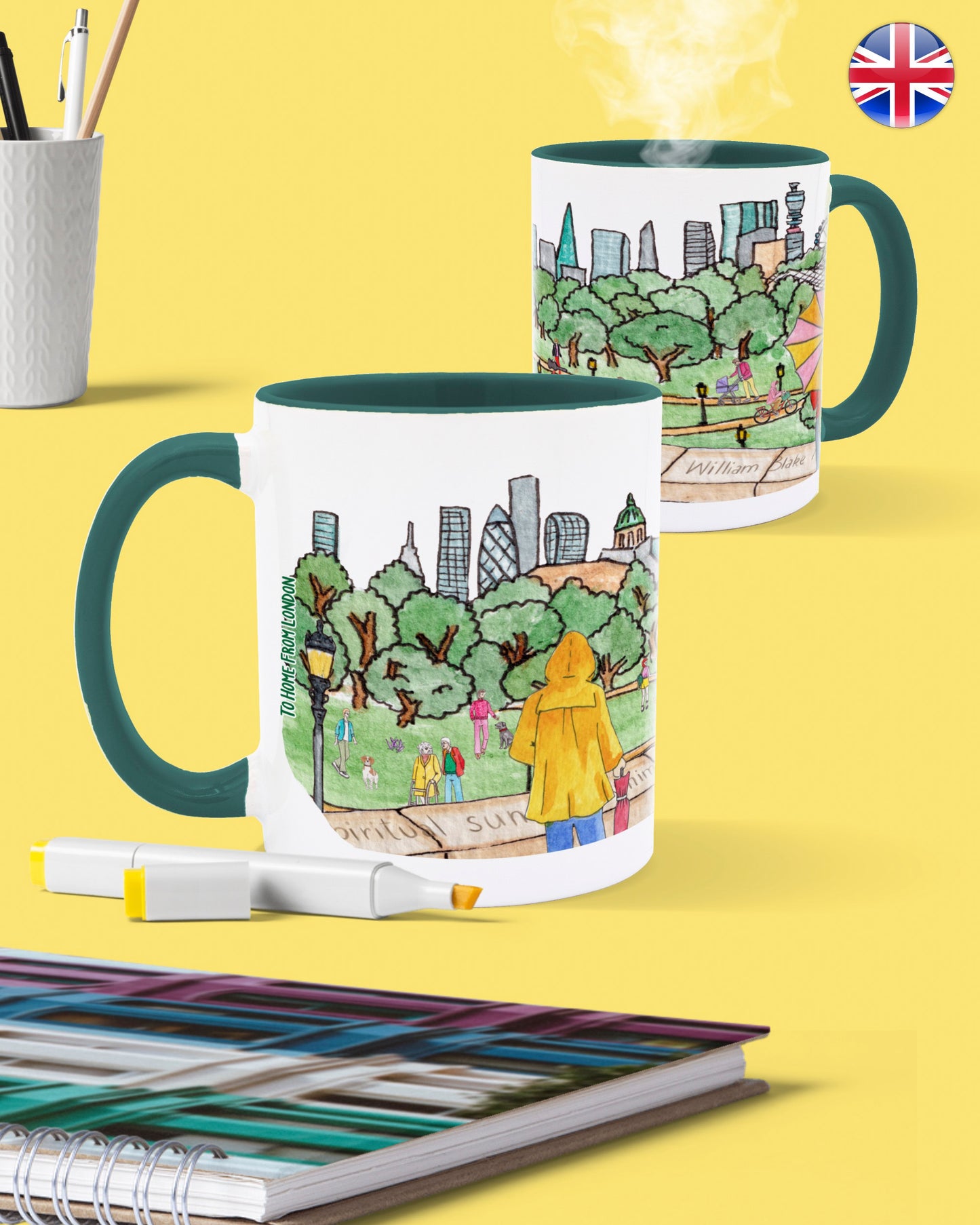 London Neighbourhoods Mugs - To Home From London