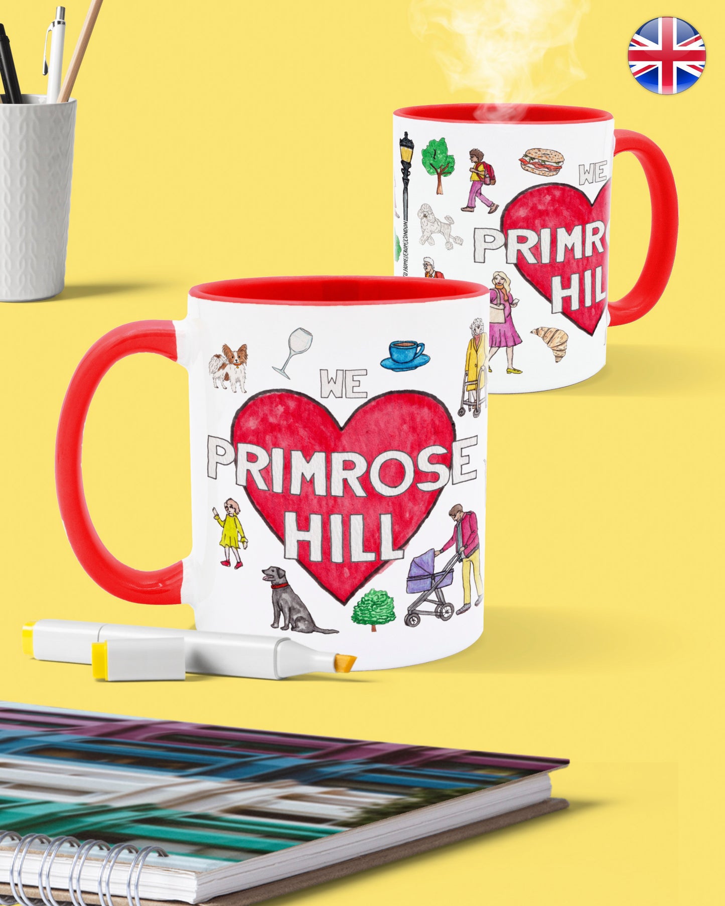 London Neighbourhoods Mugs - To Home From London