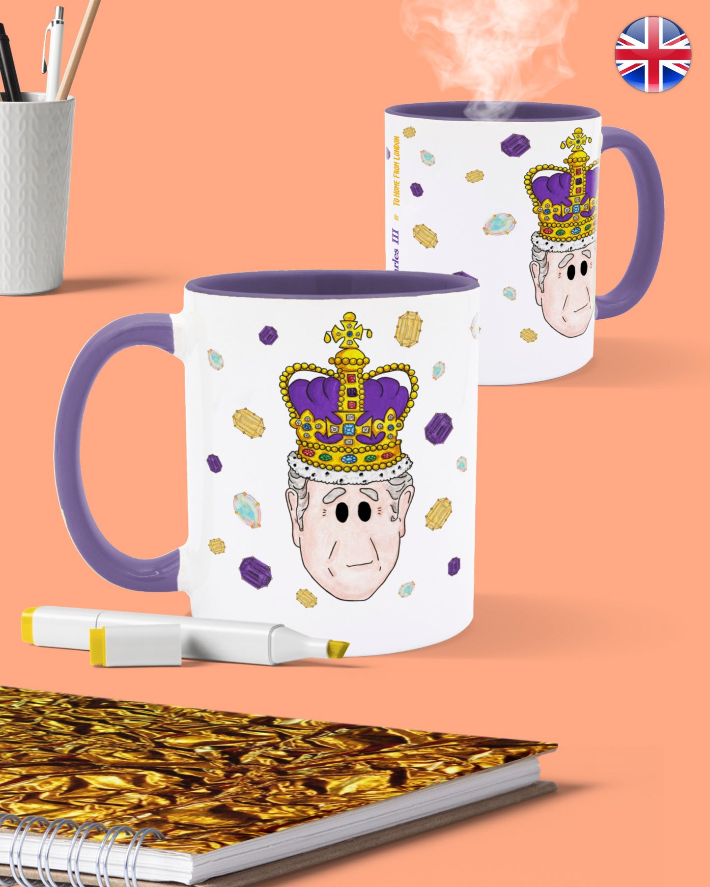 British Royals Mugs - To Home From London