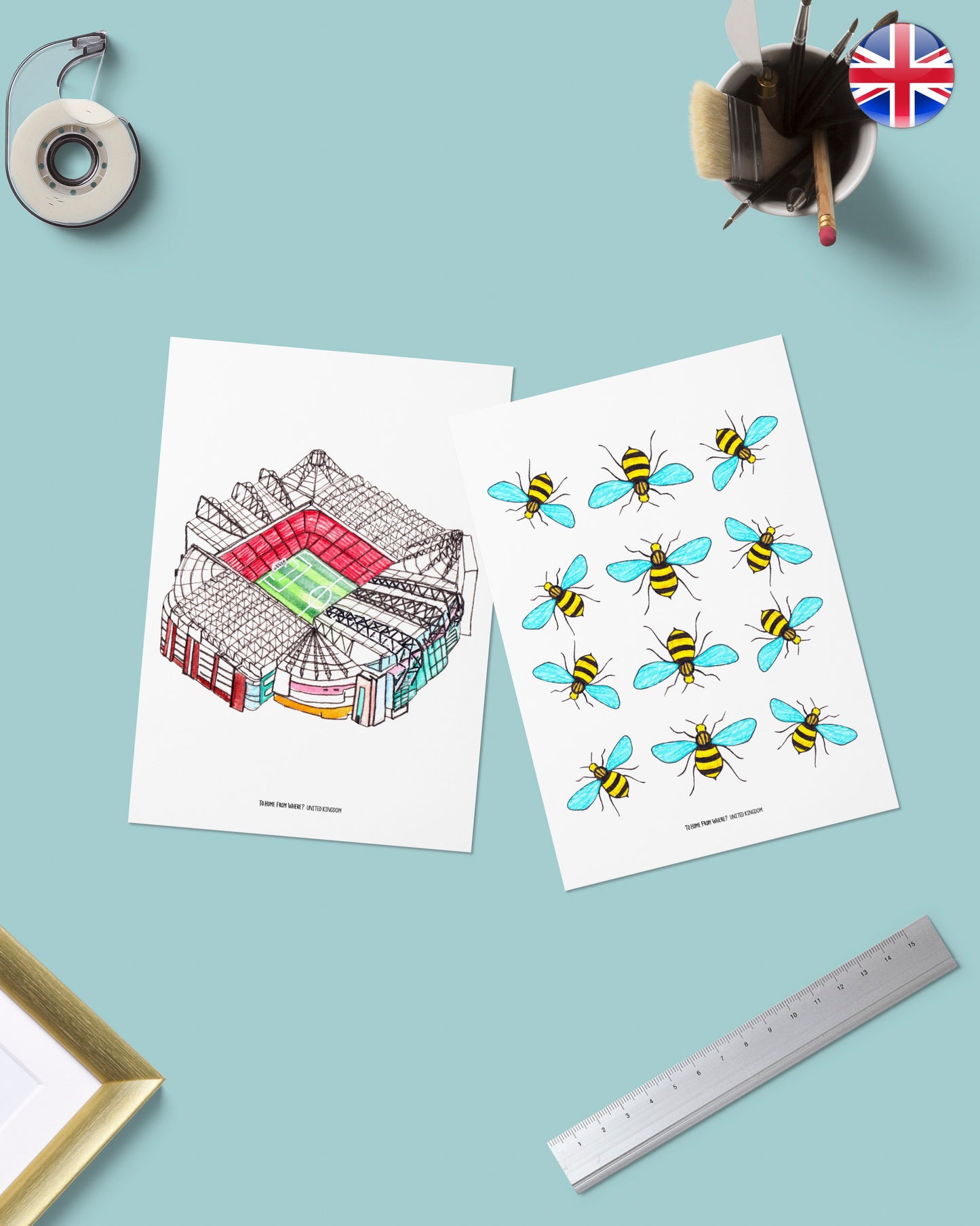 Manchester Art Prints - To Home From London