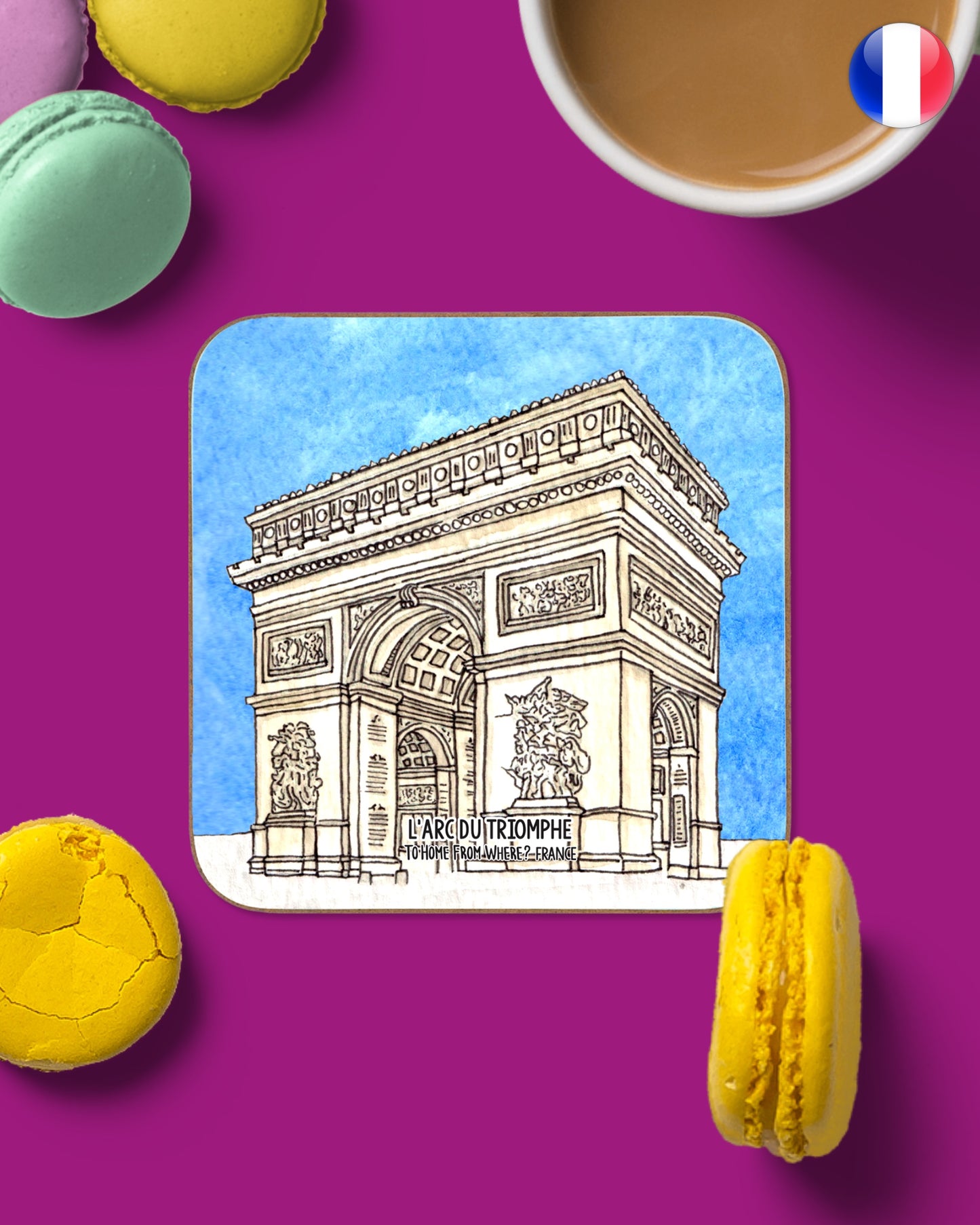 Paris Coasters - To Home From London
