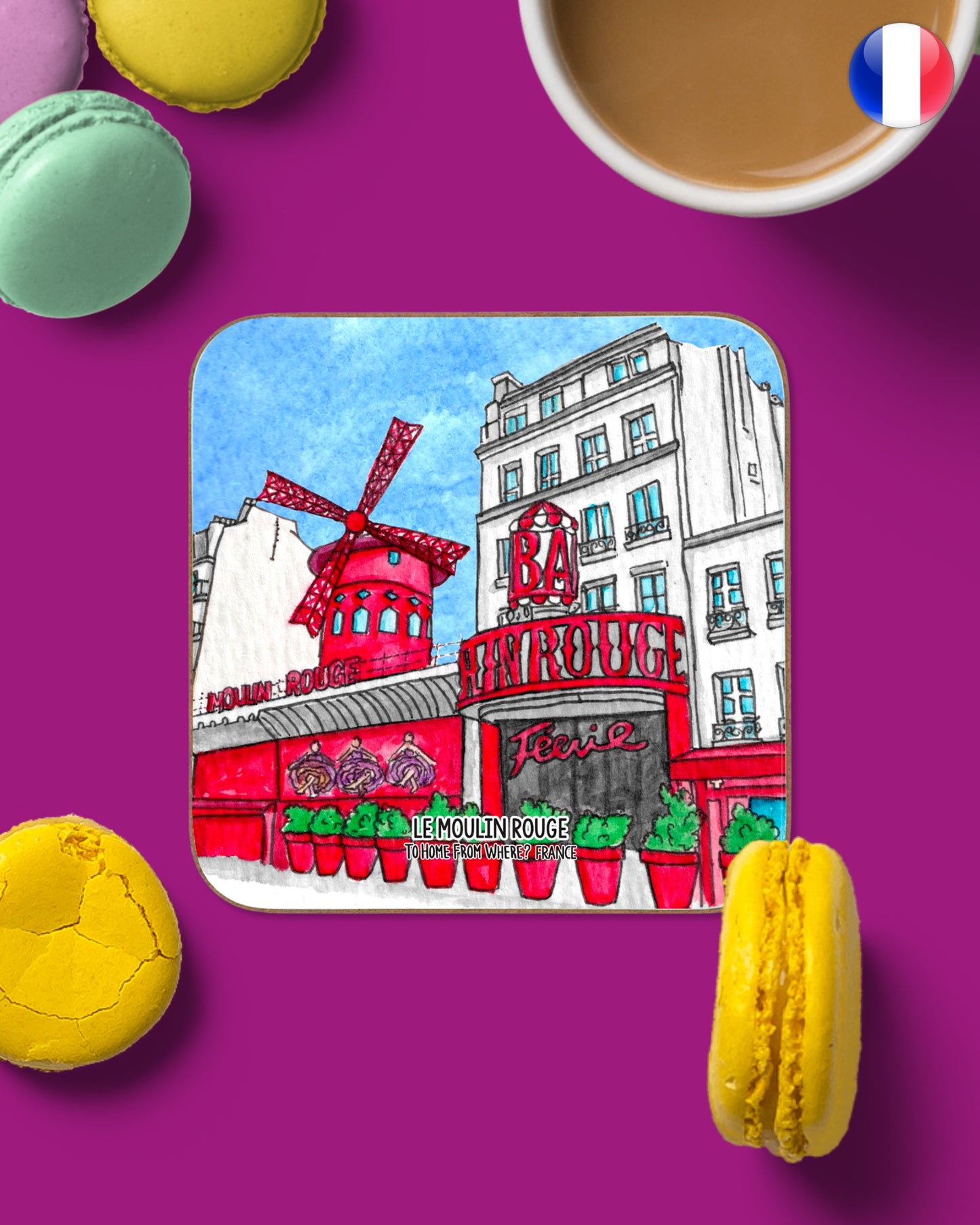 Paris Coasters - To Home From London