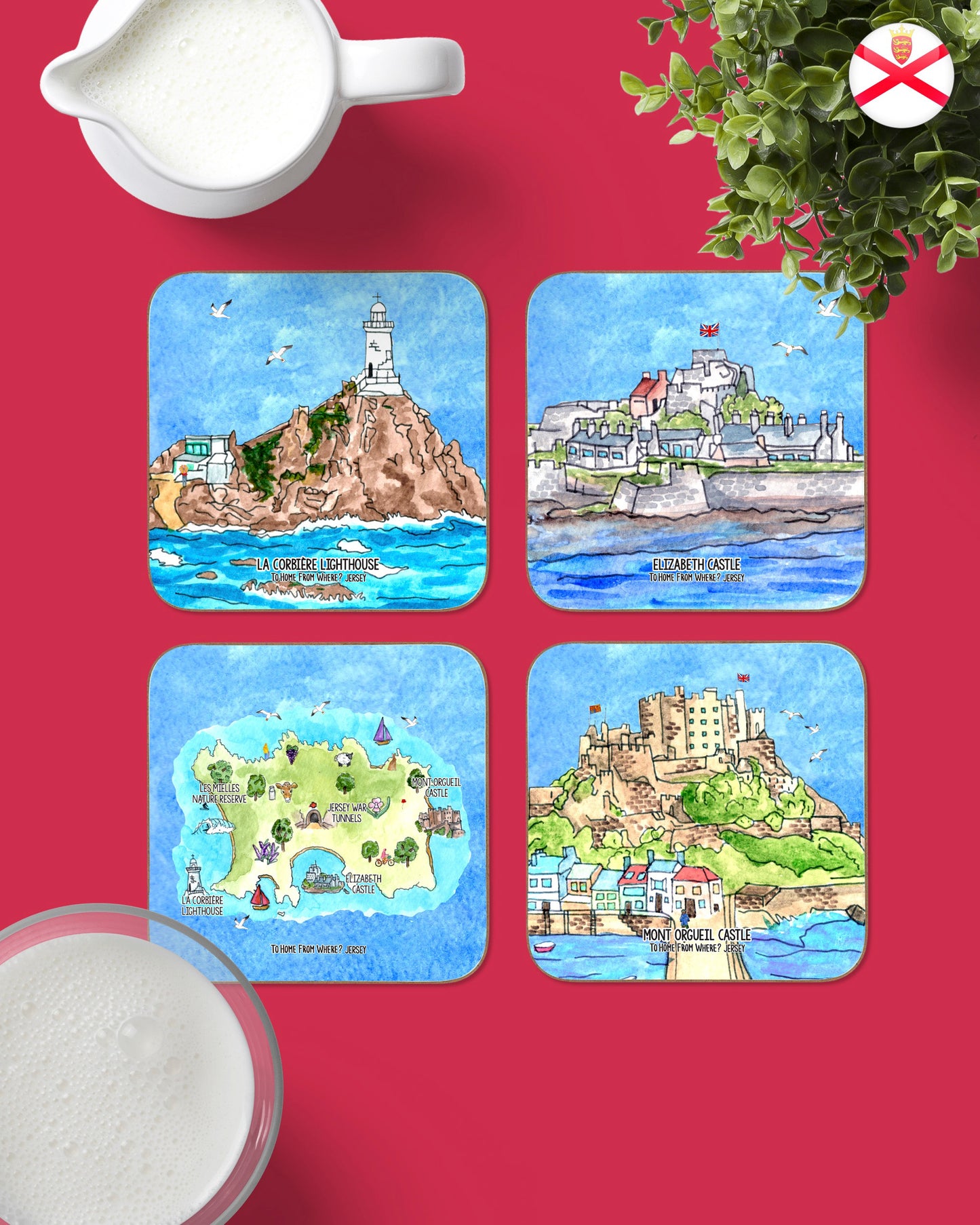 Jersey Coasters - To Home From London