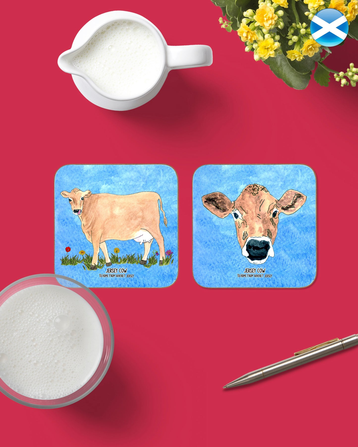 Jersey Coasters - To Home From London