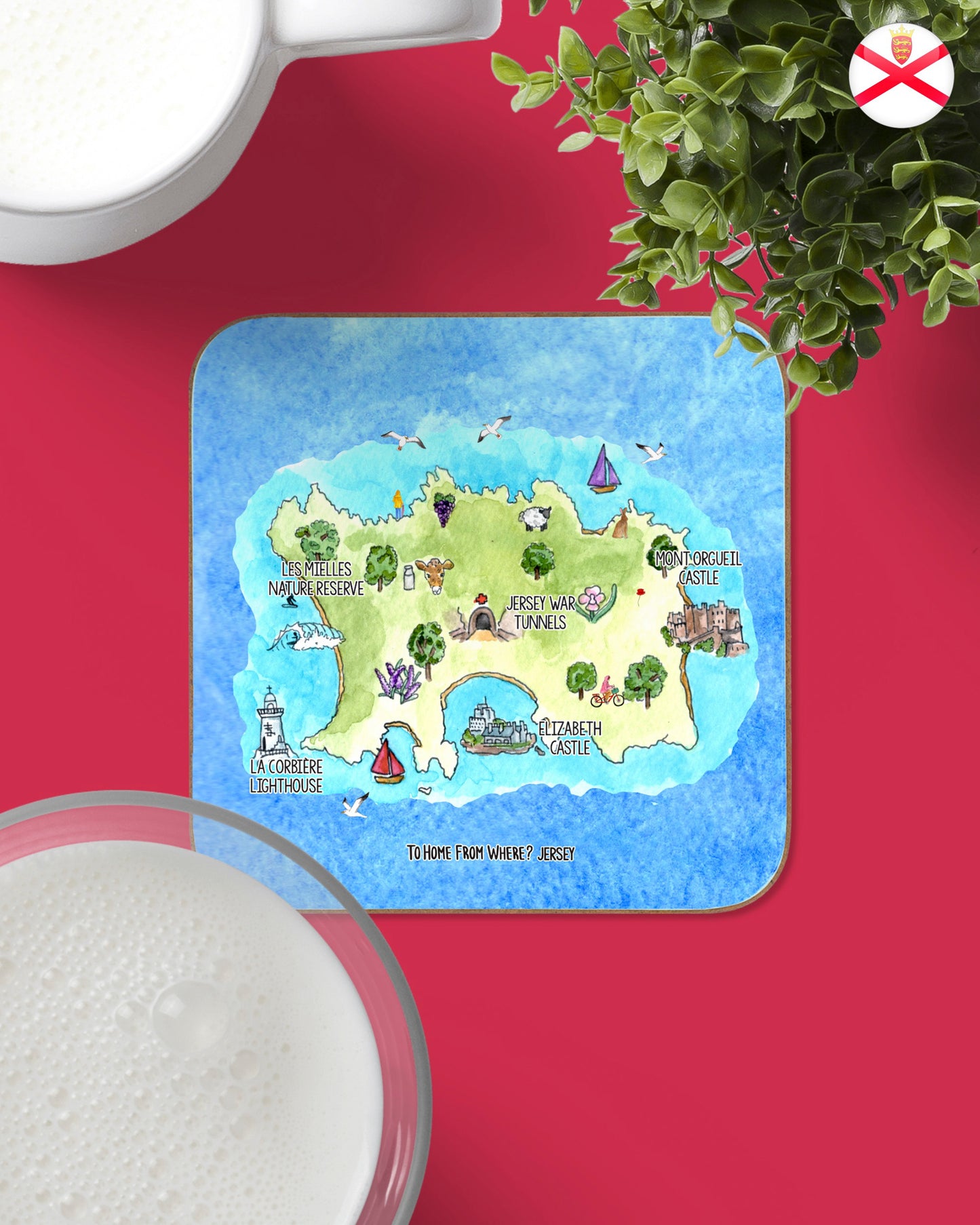 Jersey Coasters - To Home From London