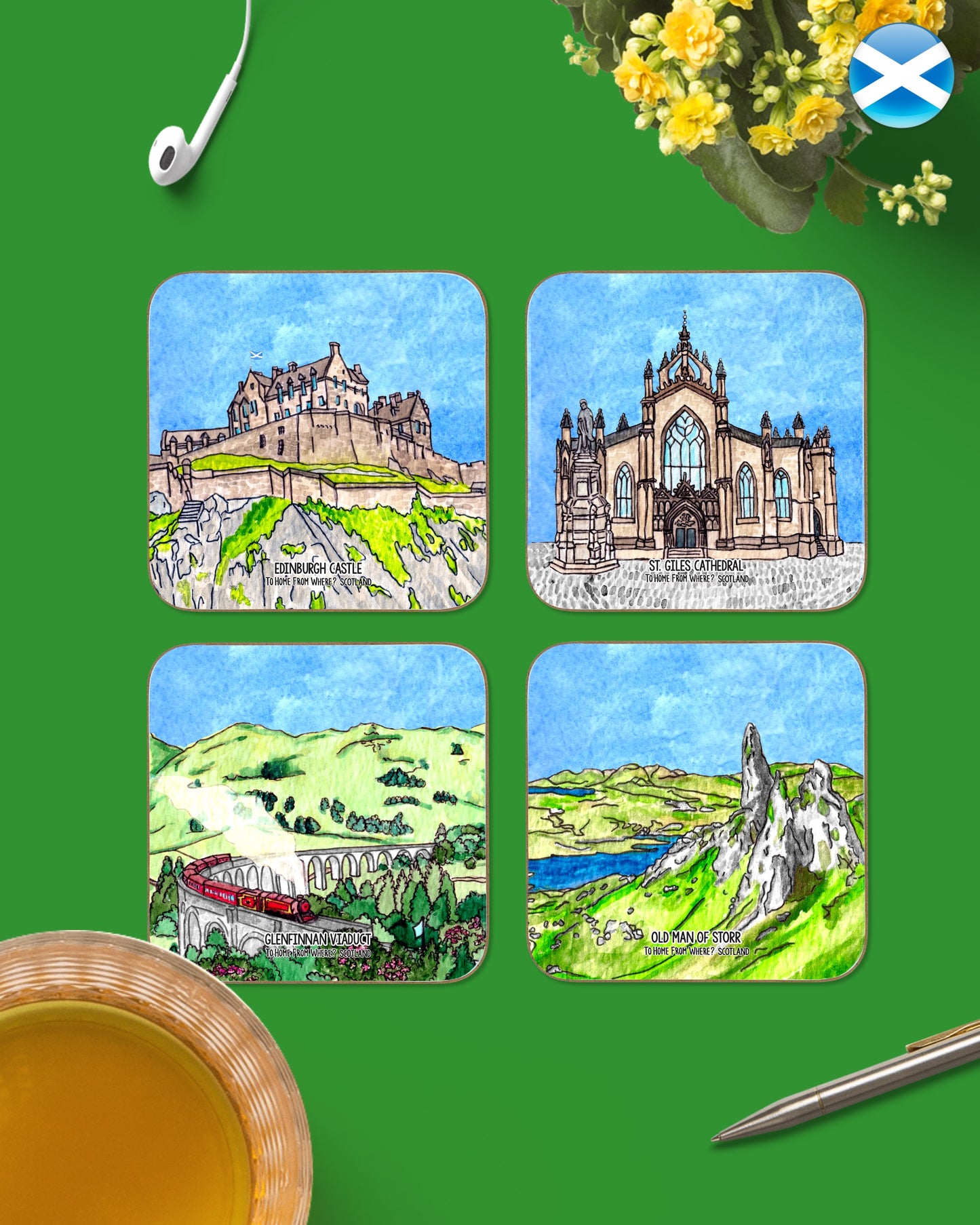 Scotland Coasters - To Home From London