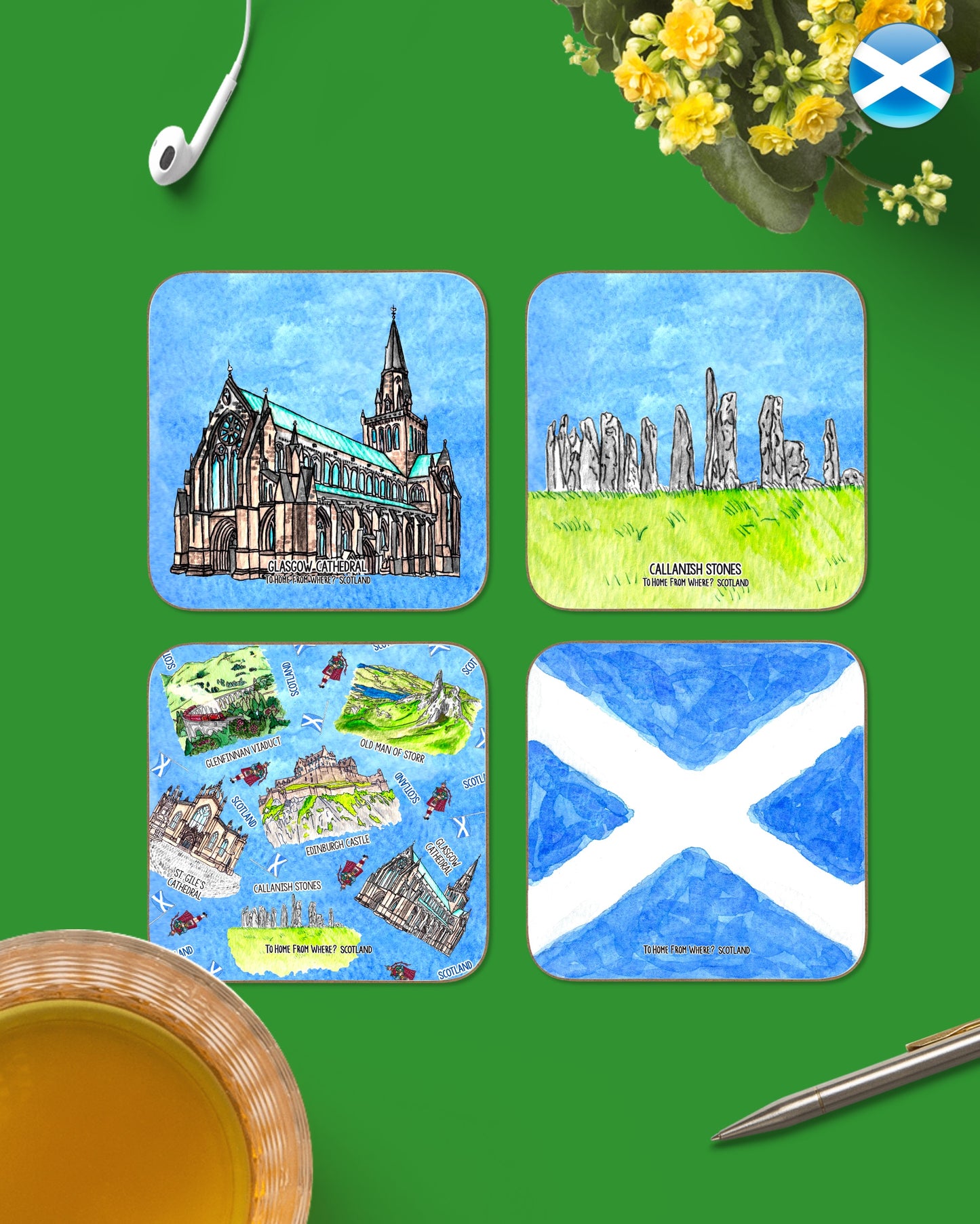 Scotland Coasters - To Home From London