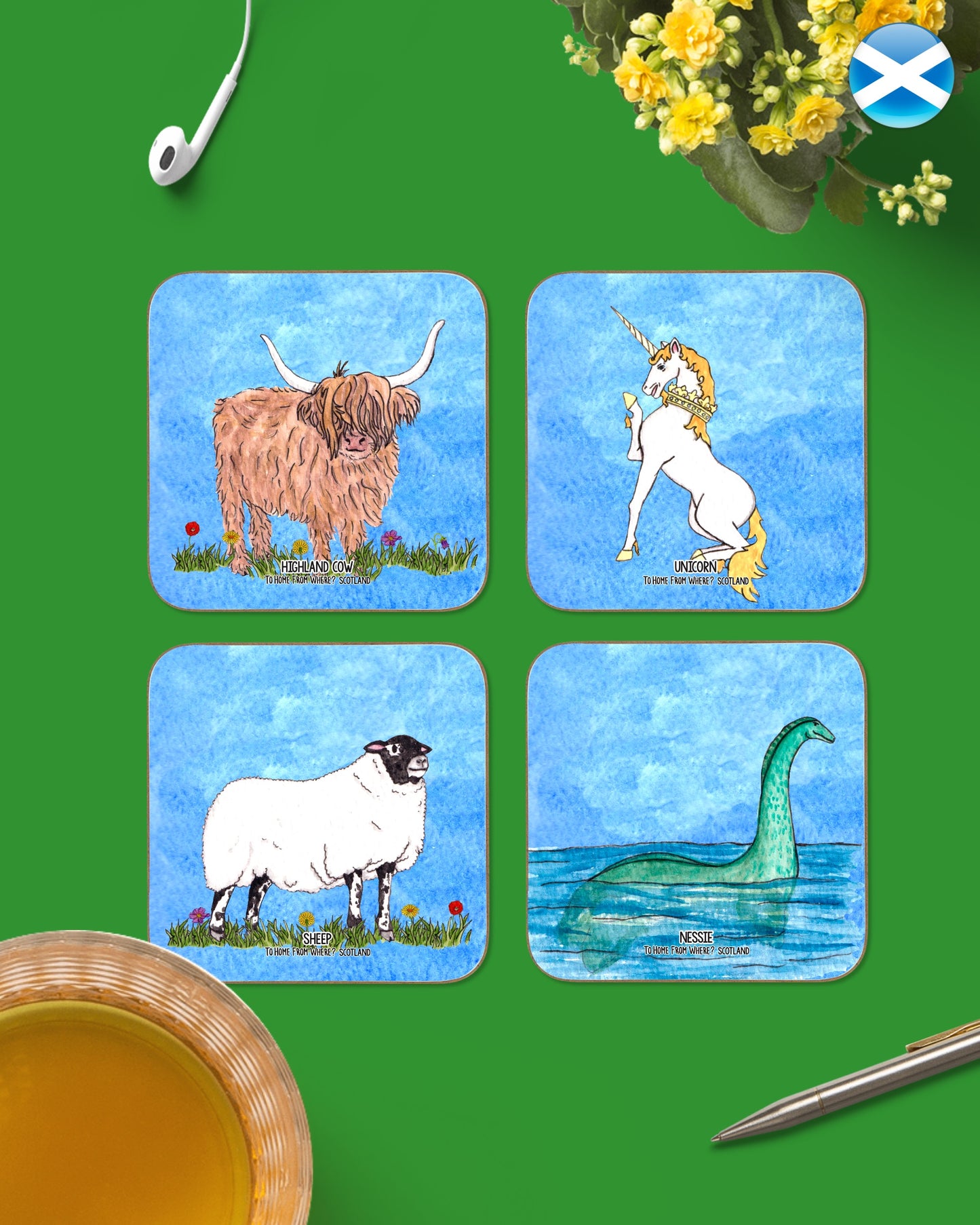 Scotland Coasters - To Home From London