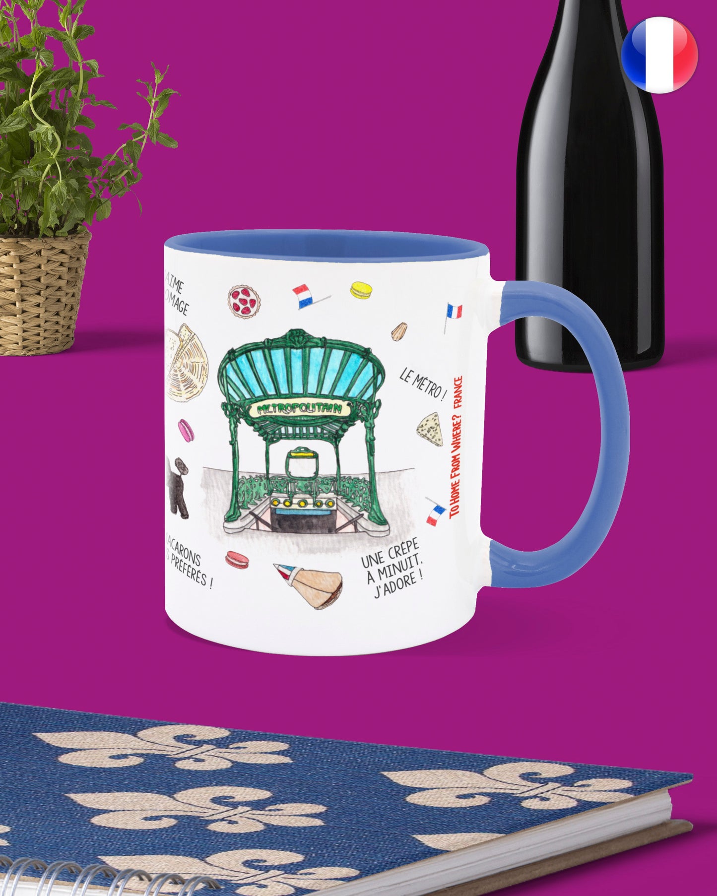 Paris Mugs - To Home From London
