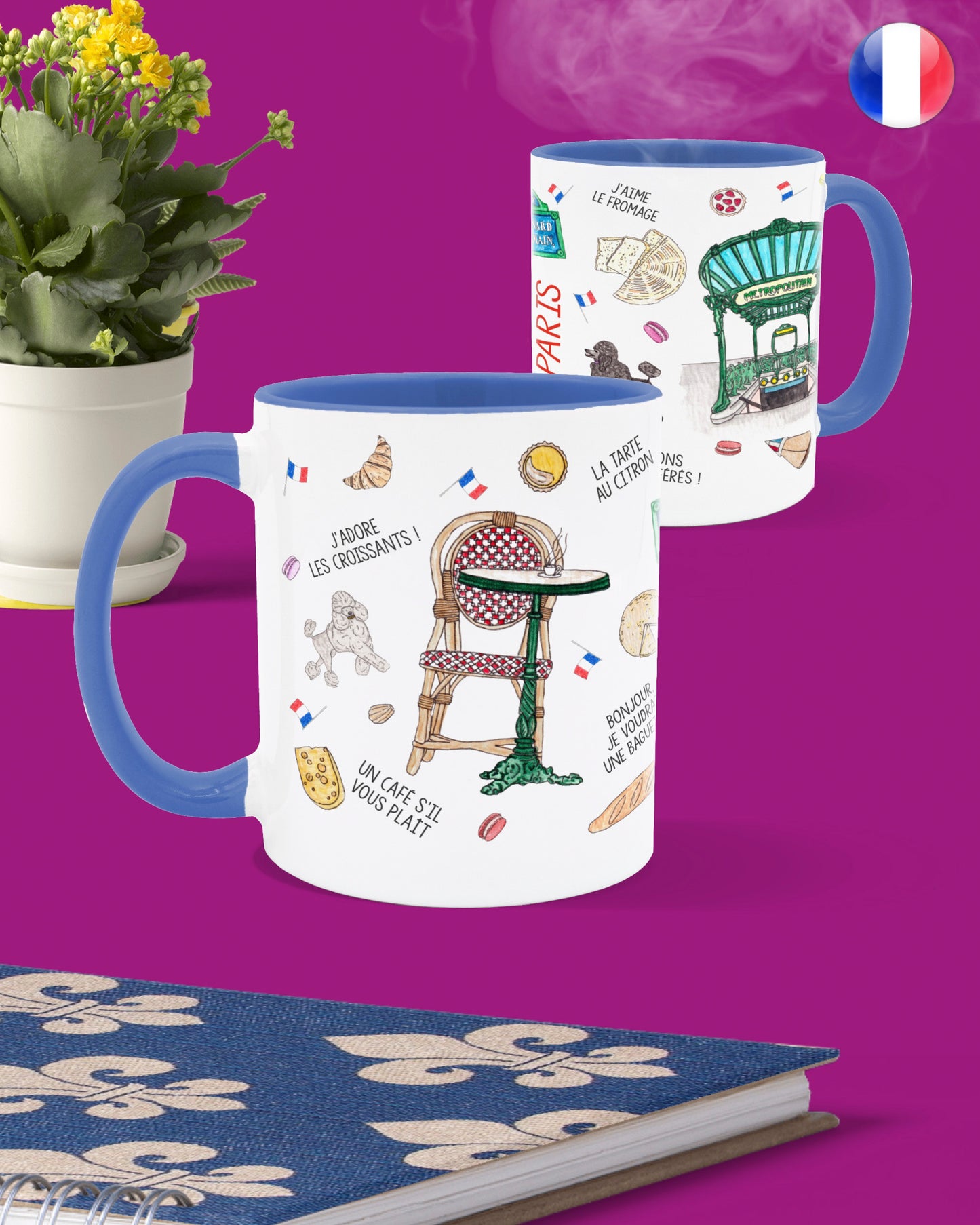 Paris Mugs - To Home From London