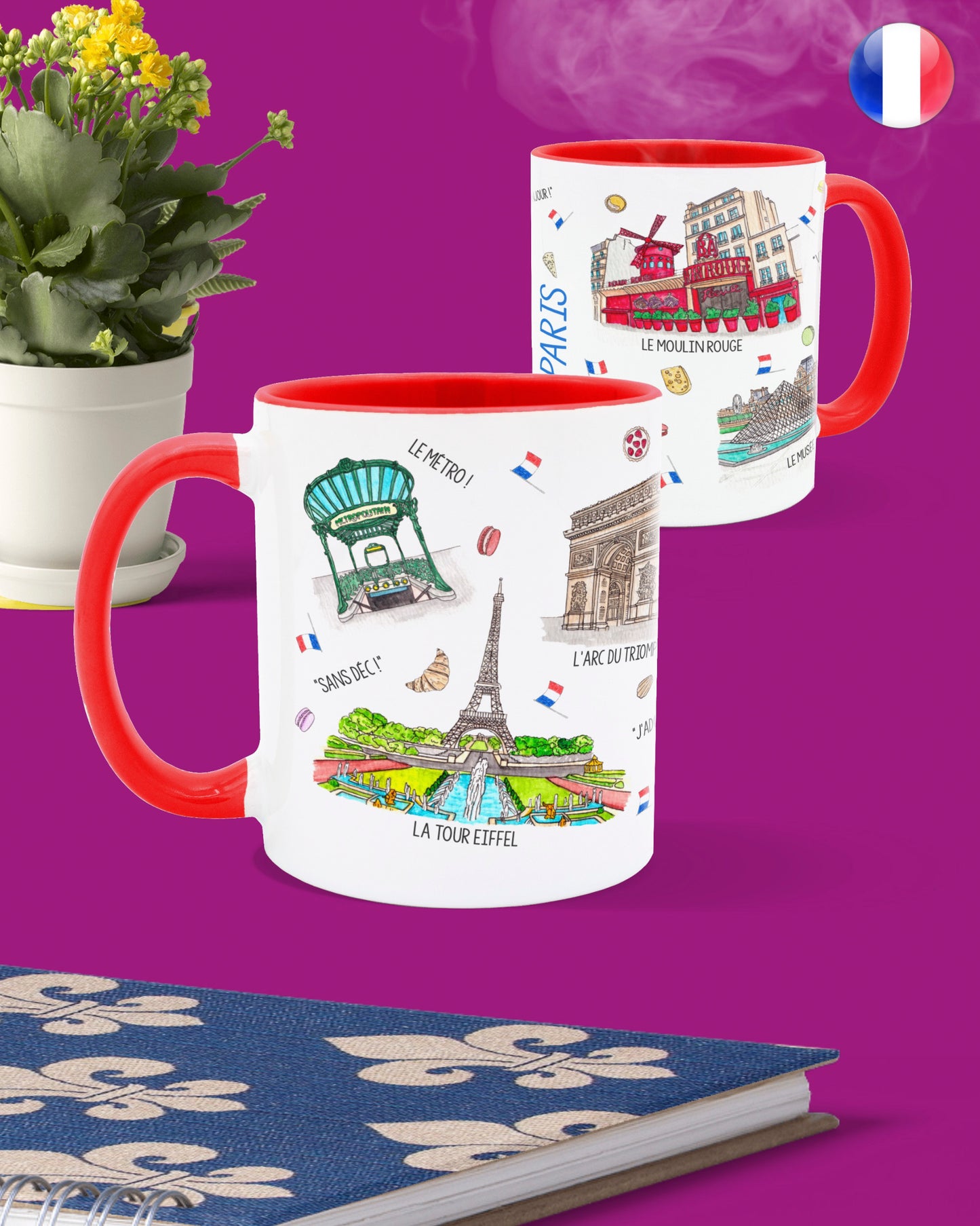 Paris Mugs - To Home From London