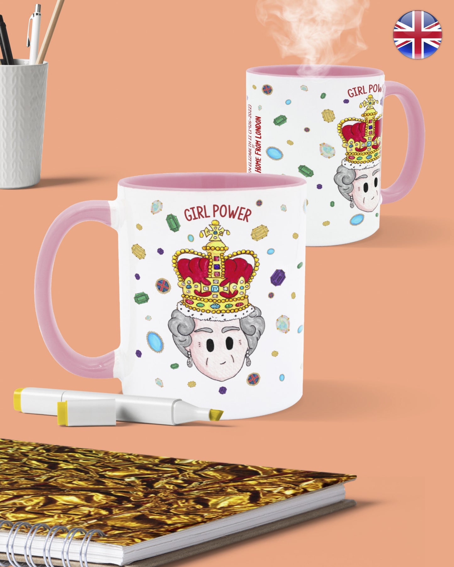 British Royals Mugs - To Home From London