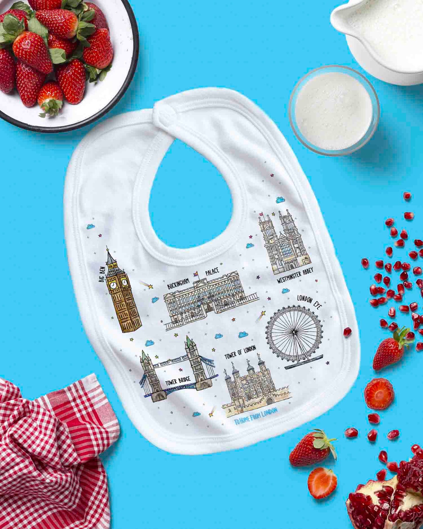 Baby Bib - To Home From London