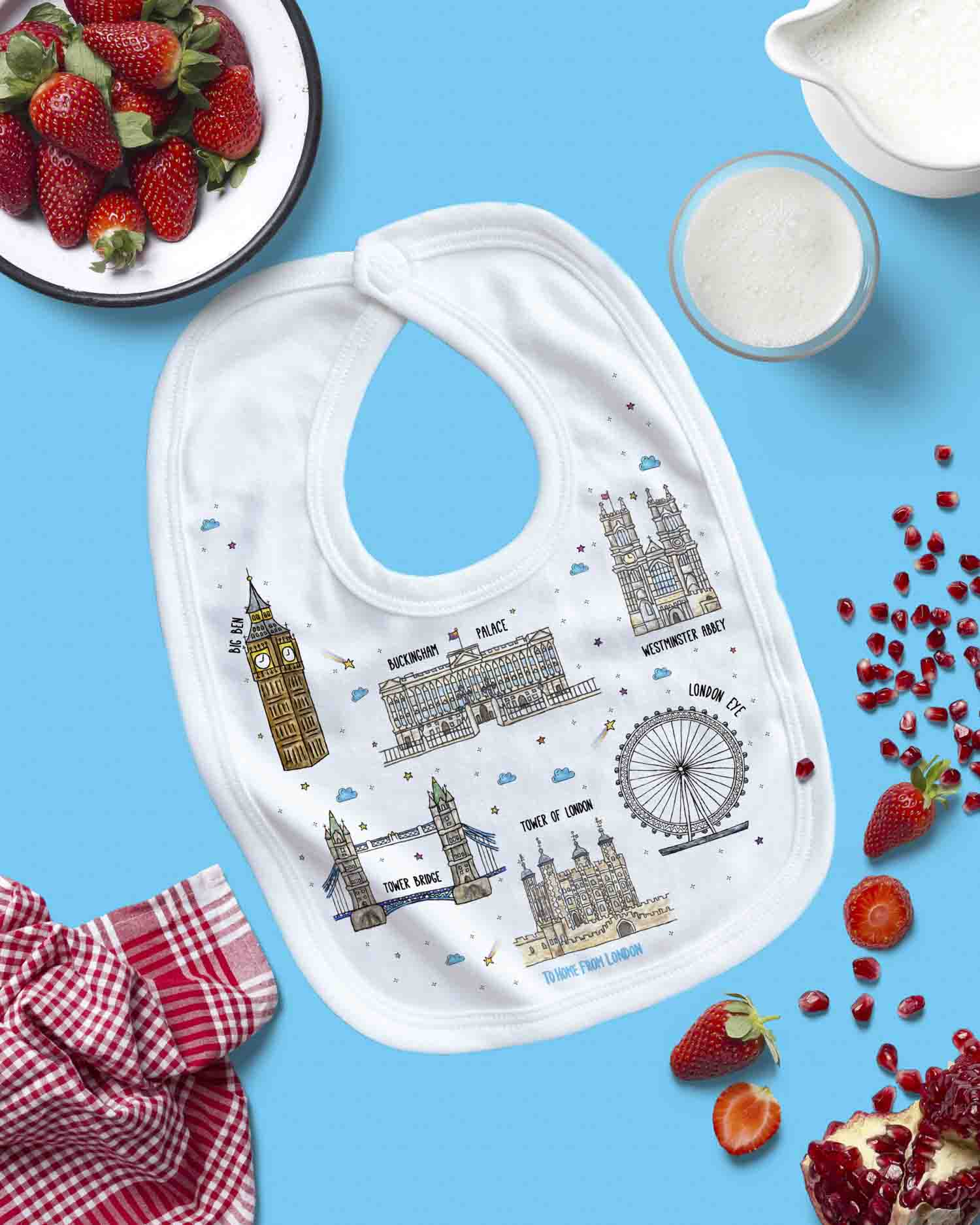 Baby Bib - To Home From London