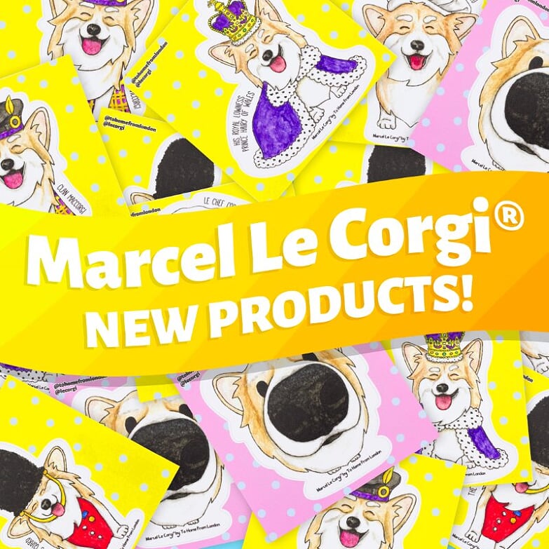 Le Corgi New Stickers