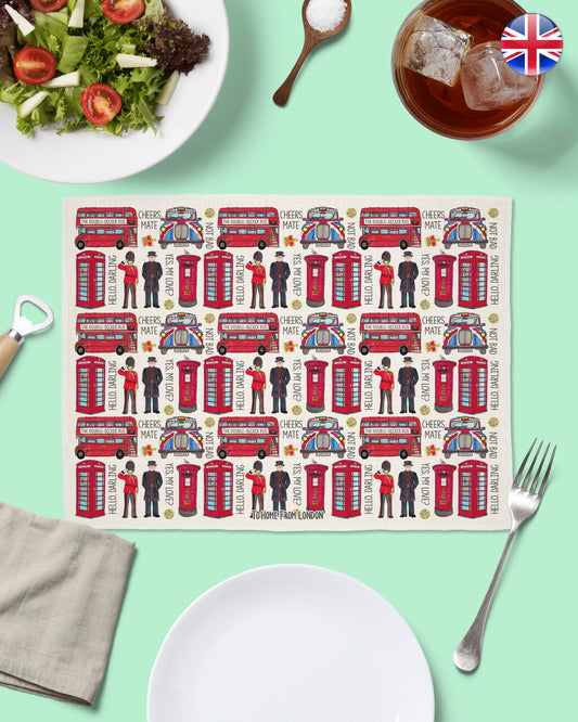 London Placemats - To Home From London