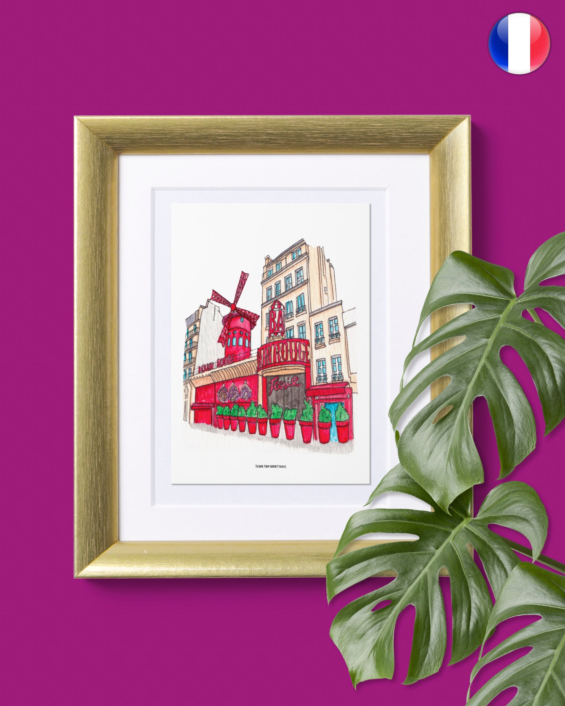 France Art Prints - To Home From London