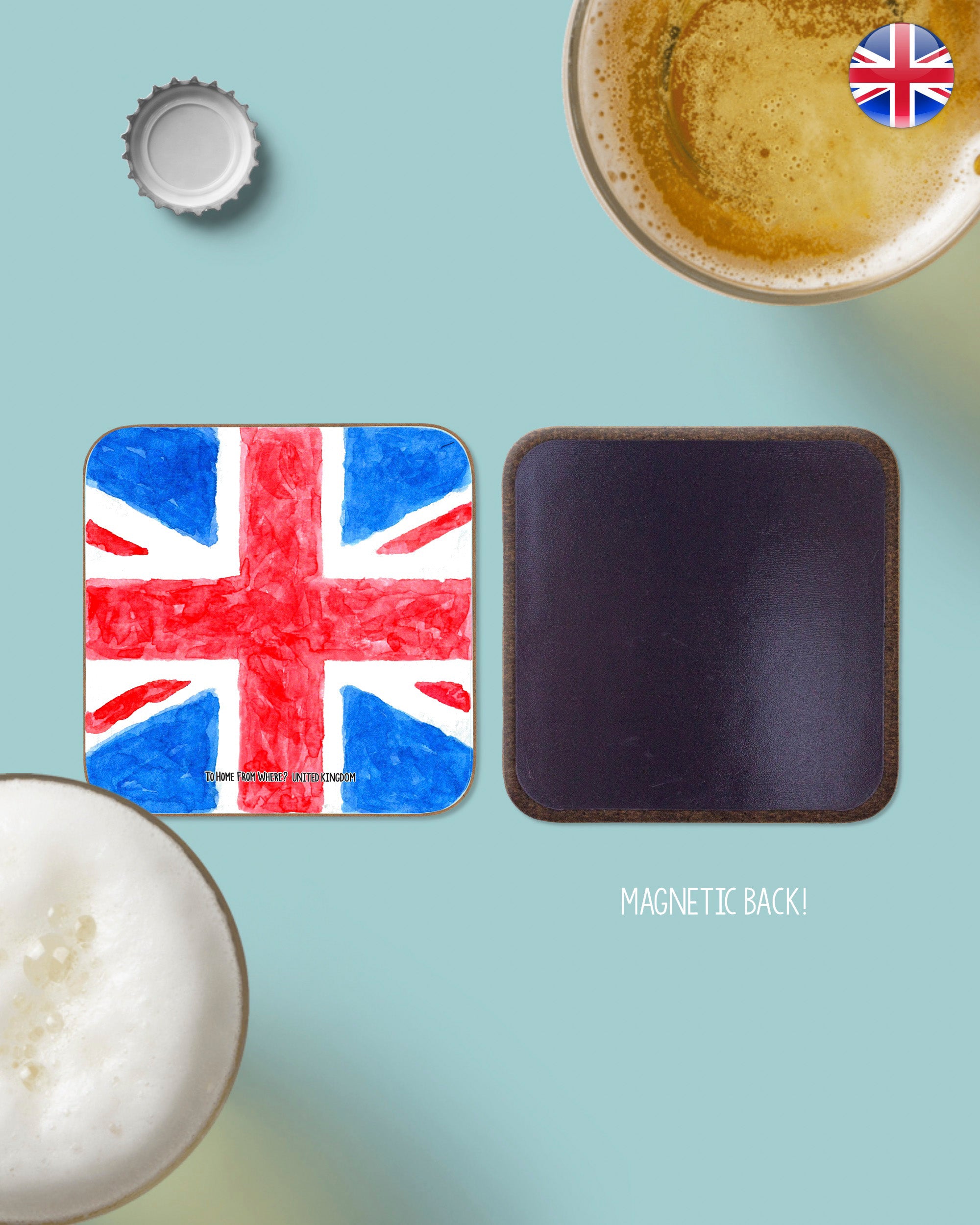 Magnetic Coasters To Home From London