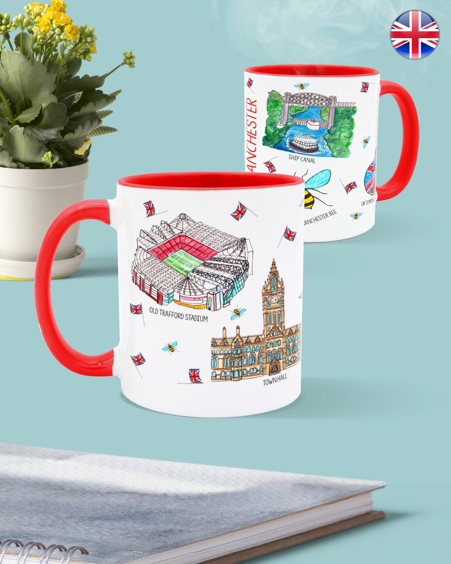 Manchester Mugs - To Home From London