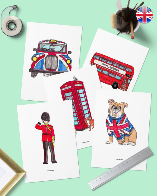 London Icons Art Prints - To Home From London